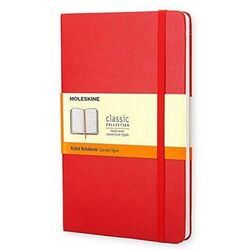 MOLESKINE - Moleskine Sert Kapak Defter Kırmızı (Çizgili - 13x21)