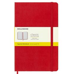 MOLESKINE - Moleskine Sert Kapak Defter Kırmızı (Kareli - 13x21)