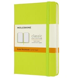 MOLESKINE - Moleskine Sert Kapak Defter Limon Yeşili (Çizgili - 9x14)