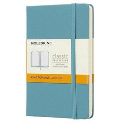 MOLESKINE - Moleskine Sert Kapak Defter Mercan Mavisi (Çizgili - 13x21)