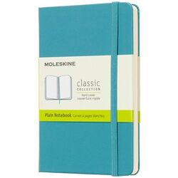 MOLESKINE - Moleskine Sert Kapak Defter Mercan Mavisi (Çizgisiz - 13x21)