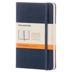 MOLESKINE - Moleskine Sert Kapak Defter Safir Mavi (Çizgili - 11,5x18)