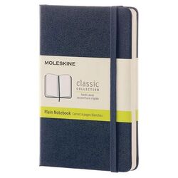 MOLESKINE - Moleskine Sert Kapak Defter Safir Mavi (Çizgisiz - 11,5x18)