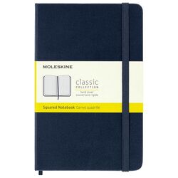 MOLESKINE - Moleskine Sert Kapak Defter Safir Mavi (Kareli - 13x21)