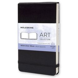 MOLESKINE - Moleskine Sert Kapak Suluboya Defteri Siyah (13x21)