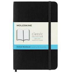 MOLESKINE - Moleskine Yumuşak Kapak Defter Siyah (Noktalı - 9x14)