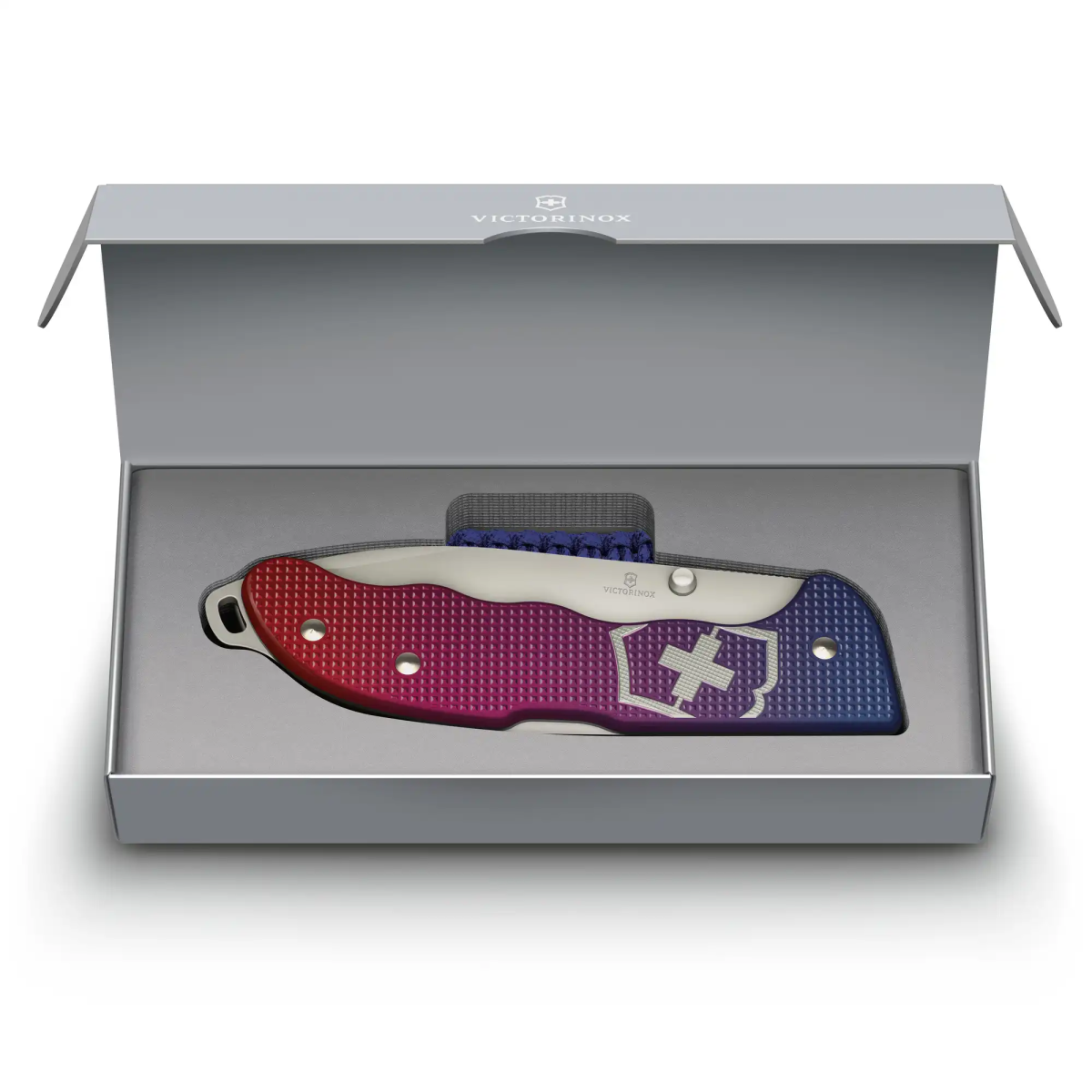 Victorinox 0.9415.D221 Evoke Alox Çakı, Mavi-Kırmızı - Thumbnail